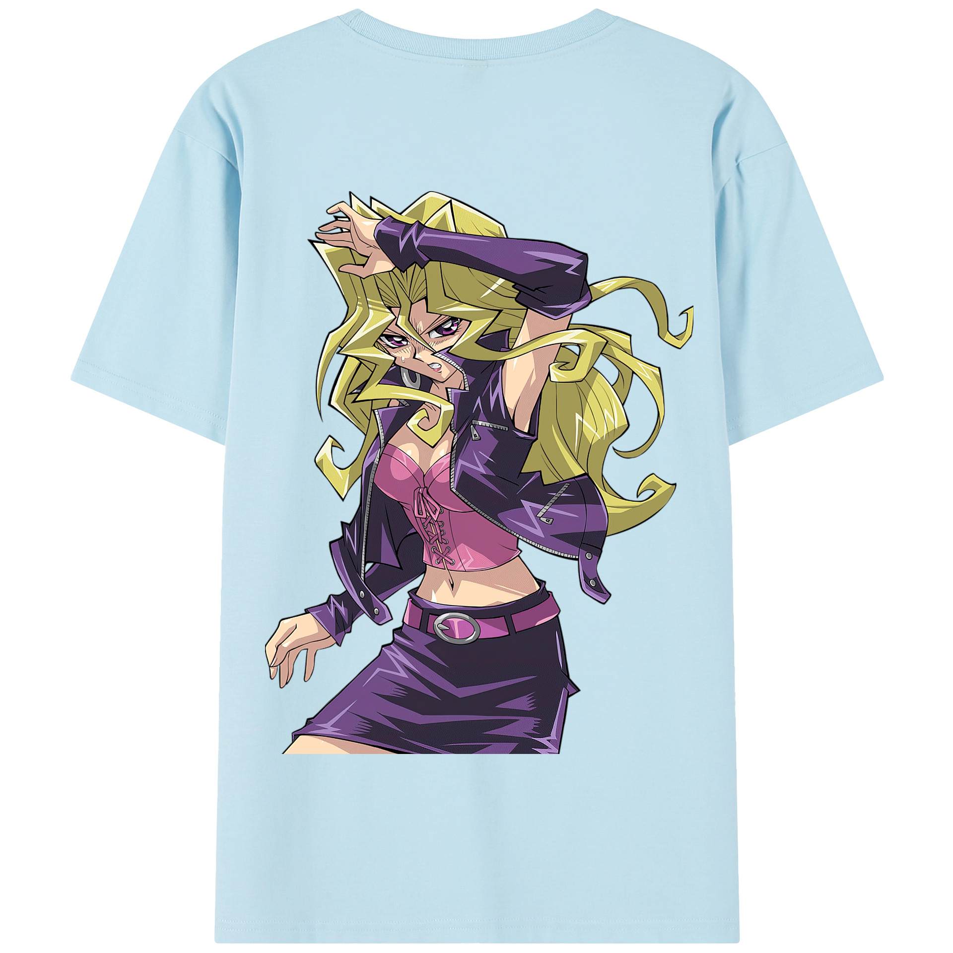 （画像用） 遊☆戯☆王 Yu-Gi-Oh! 綿100％半袖Tシャツ（背面プリント）